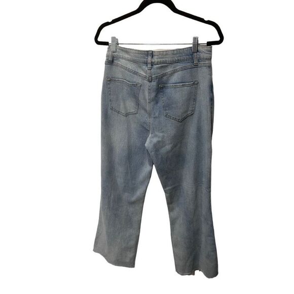 NWT New Sincerely Jules High Rose wide Leg Light Wash Loose Distressed Size 28 - Picture 11 of 11